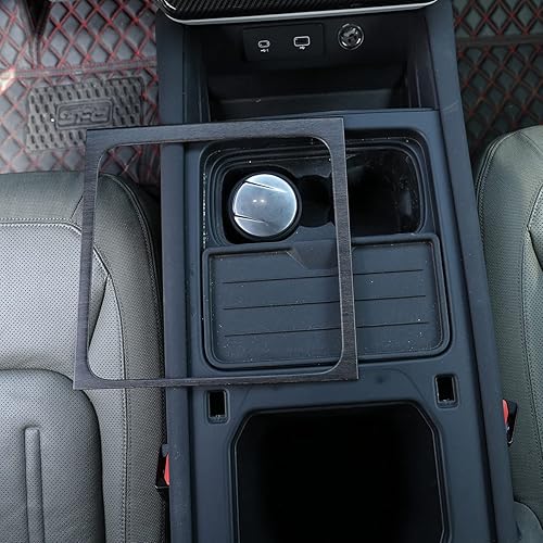 YIWANG Caja de almacenamiento de plástico ABS para consola central de automóvil, marco exterior, calcomanía decorativa para Land Rover Defender 110