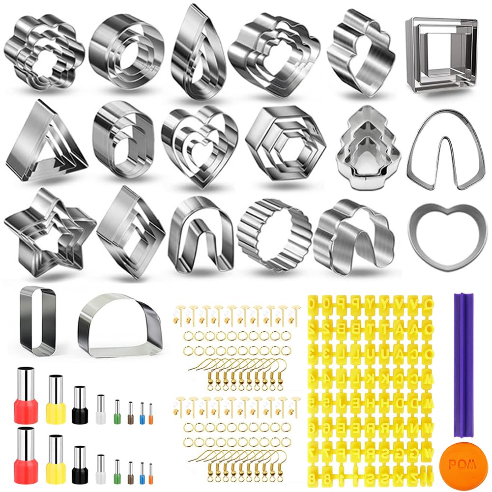 Emporte-pièce Goutte Ajourée Pour Boucles D'oreilles En Pâte Polymere