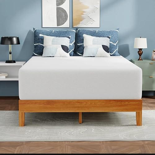 Miniatura 46 de Colchón individual de espuma viscoelástica de 5 pulgadas con certificado CertiPUR-US para sueño fresco y alivio de presión, colchón de cama de