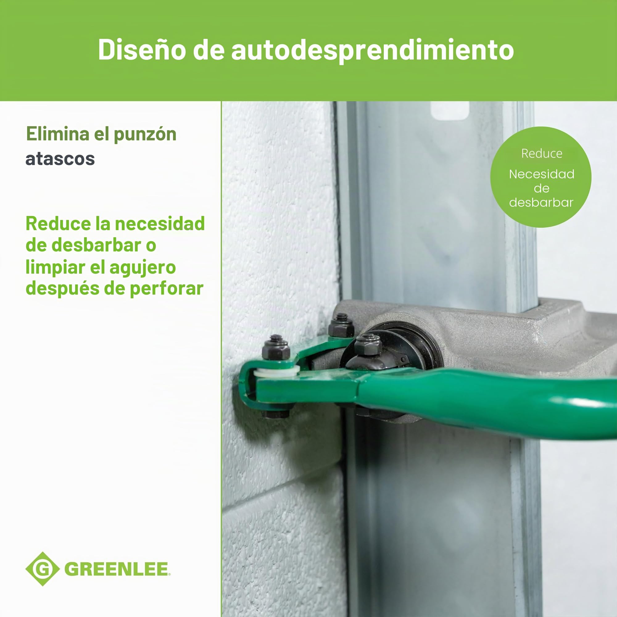 Greenlee - Perforadora de metal (710), fabricación de agujeros (710)
