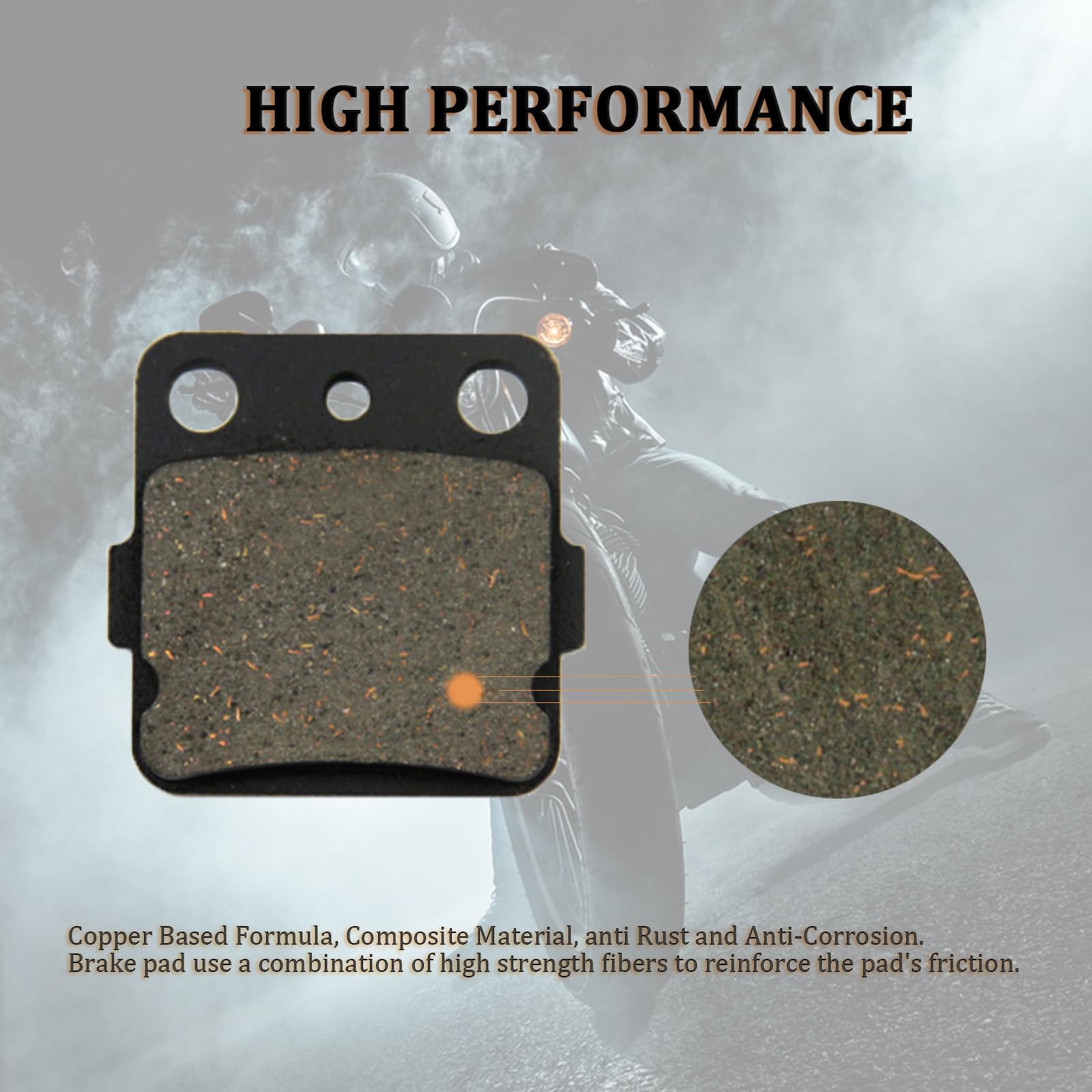 Paire Plaquette De Frein RMS Arrière Organique Yamaha YP X-Max 250 2010