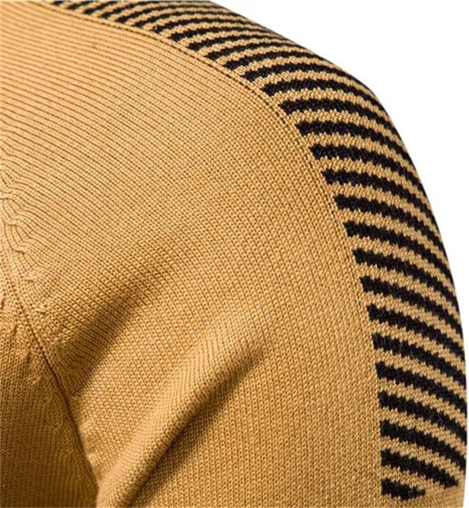 Patchwork Drop Sleeve Sweater Men's Casual O-Neck Slim Pullover Men's Sweater Winter Warm Knitted Sweater(White-Dinosaur Doodle4,Medium)