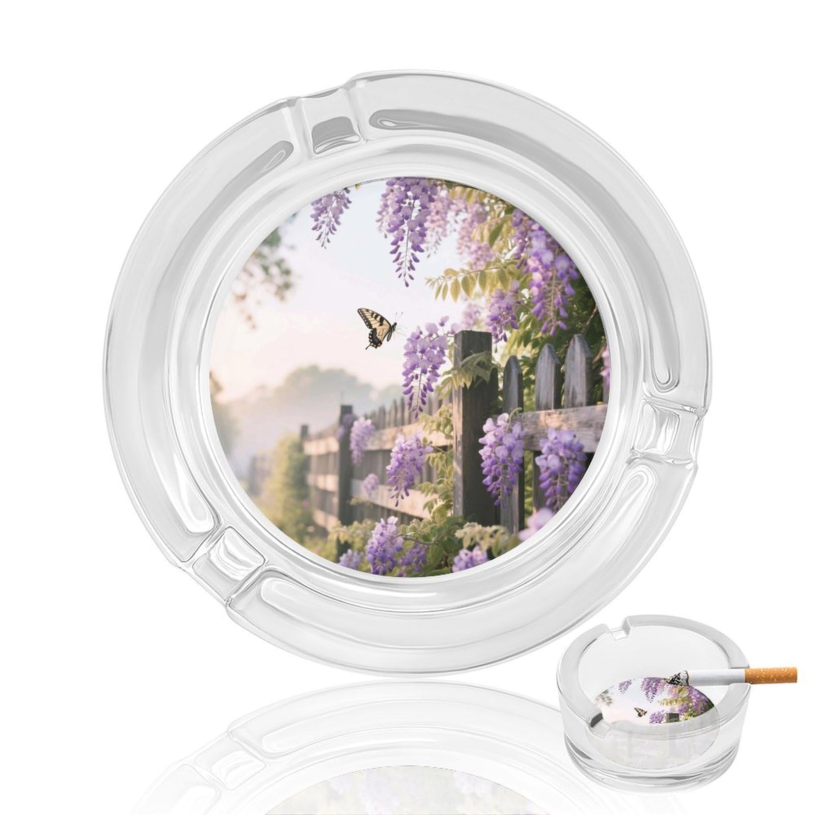 Cendrier d'extérieur en glycine pour sublimer vos terrasses et balcons