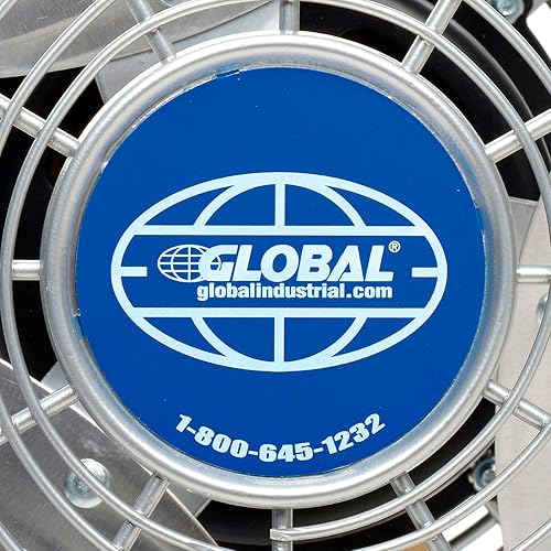 Miniatura 7 de Global Industrial Ventilador de estación de trabajo, 24" de diámetro, 8000 CFM, 13 HP, 3 velocidades, ventilador de estación de trabajo interior