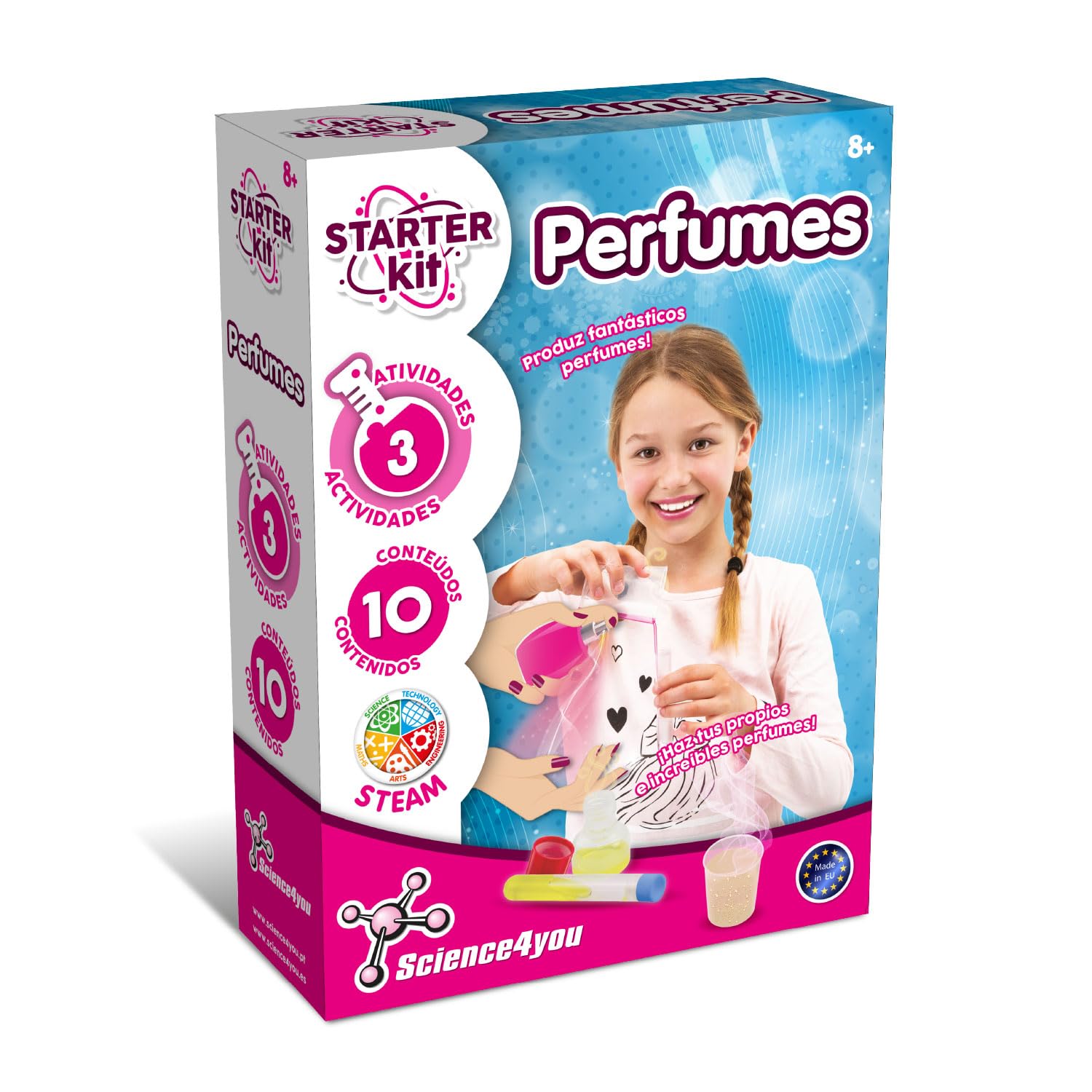 Science4you Starter Kit Lipgloss – Haz Tus Propios Brilhos de Labios, Regalo Científico y Educativo, Juego de Cosmética y Belleza, 2 Experimentos Sencillos y Divertidos para Niños 6 7 8+ Años — view 9