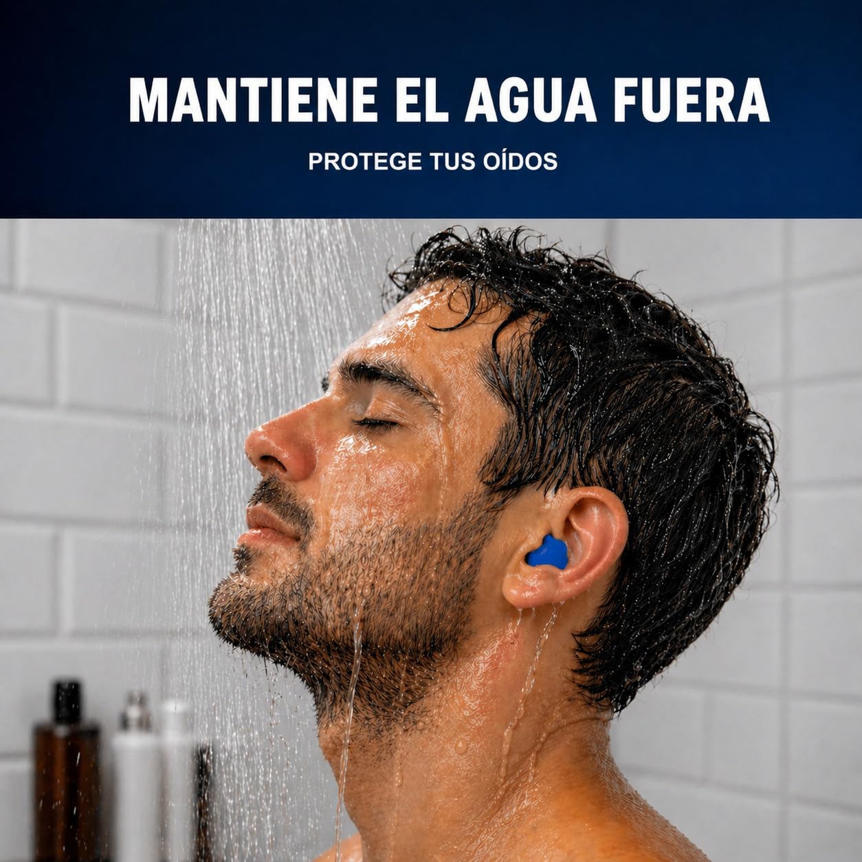16 Tapones Para Dormir Silicona Moldeable Reutilizable Antiruido Comodos Oidos Sensibles Azul Reducen Ruido Ronquidos Vecinos Viaje Estuche Portatil Ajuste Personalizado Descanso Profundo Uso Diario