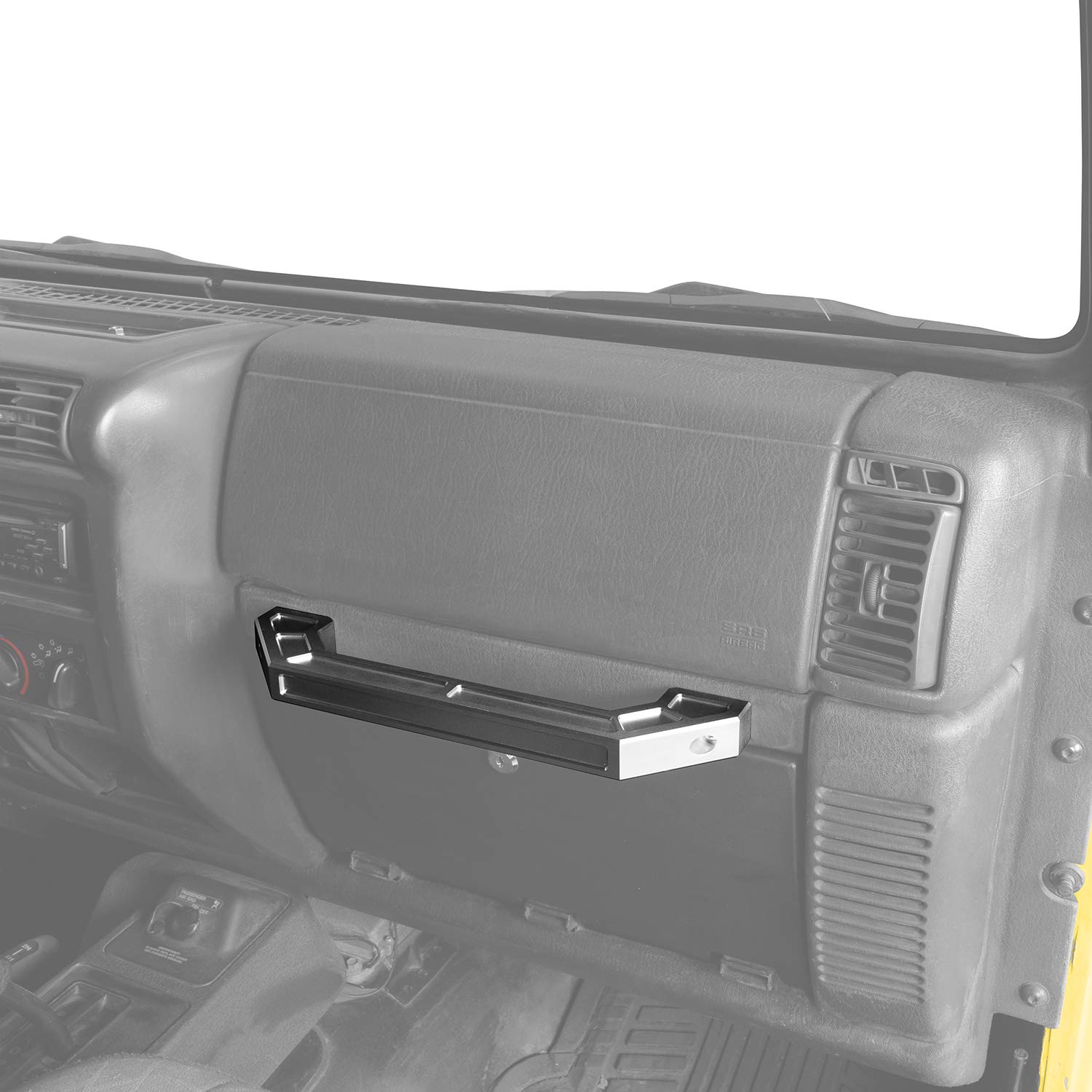 Hooke Road Wrangler Jeep Passenger Side TJ Grab Handle Aluminum Dash Grab Bar Compatible with Jeep Wrangler TJ 97-06 for Sale in Jacksonville, FL