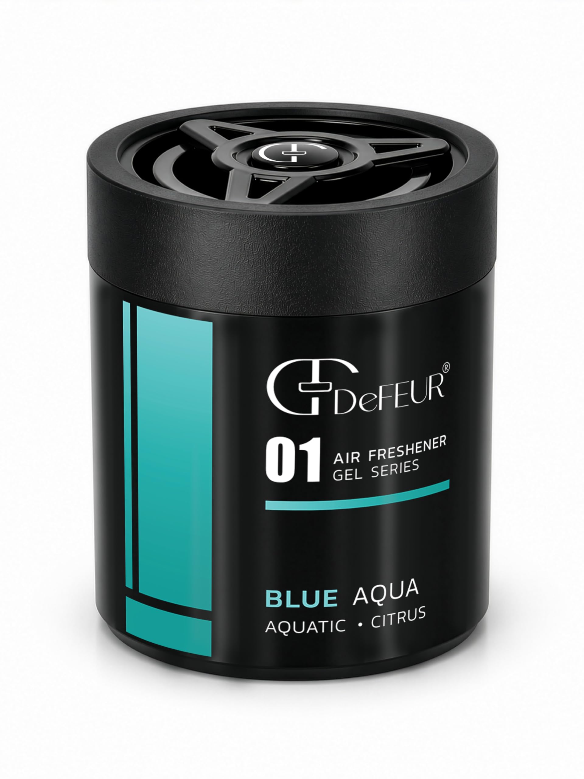 Defeur Blue Aqua Gel Car Perfume | 120g Leakproof Air Freshener | Aqua Scent Car Perfume | Long-Lasting 45 Days | Premium Car Accessories-image-19