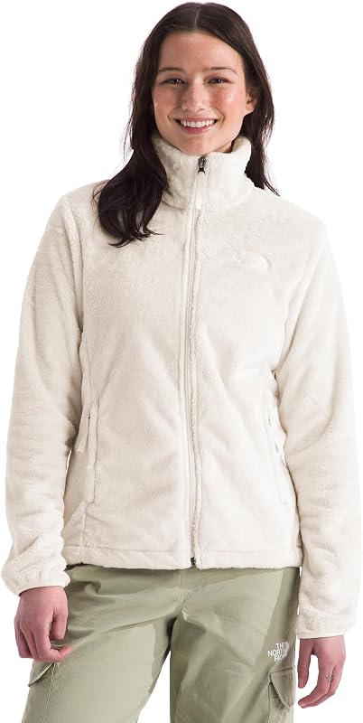 The North Face campera polar Osito con cremallera completa para mujer (talla estándar y grande): forro polar suave y ligero, bolsillos seguros con cremallera