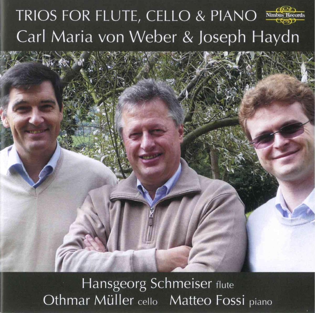 Carl Maria von Weber - Trios for Flute, Cello & Piano CD Album - Used