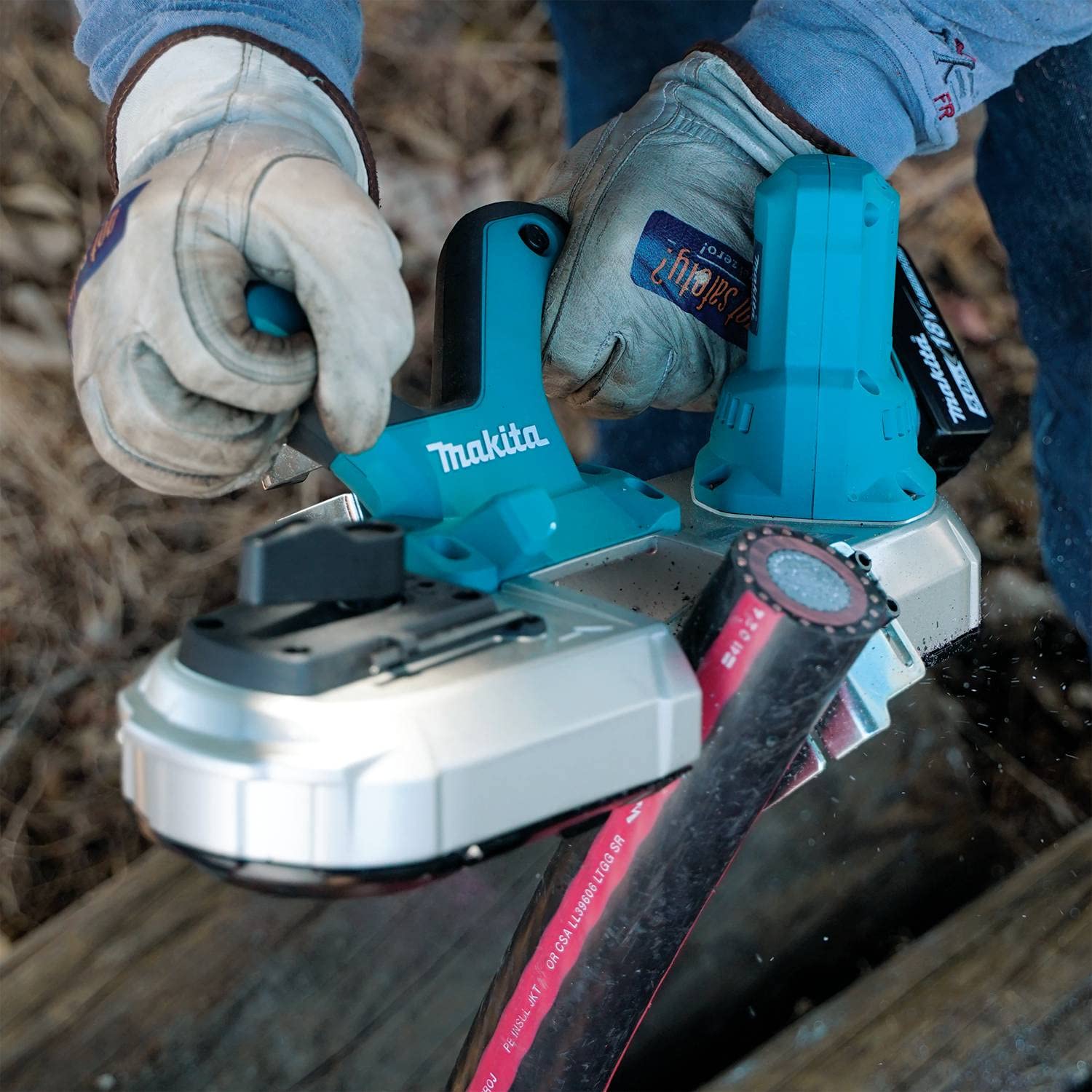 Makita DPB182Z Akku-Bandsäge 18 V (ohne Akku, ohne Ladegerät)