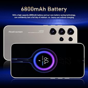 C24U 5G Unlocked Phone,128GB+4GB Smartphone with Tool Pen, Android 13.0 Cell Phone 6800mAh/Face ID/Fingerprint Lock/GPS[Verizon, AT&T, T-Mobile] (Black)