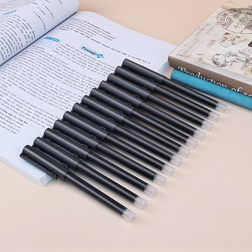 Miniatura 5 de BAYTORY 12 bolígrafos de tinta de gel líquido, bolígrafo de punta fina CS de 0.020 in, de secado rápido, de escritura suave, para escuela, oficina,