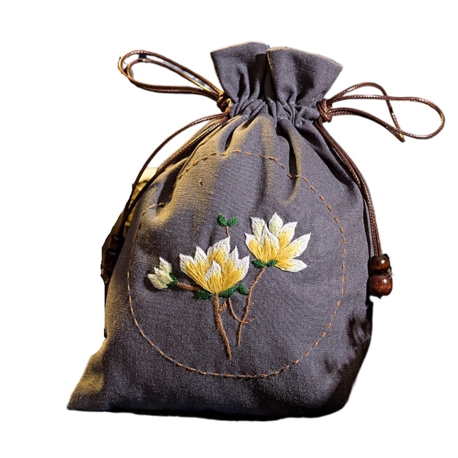 Embroidery Kit， Needlepoint Sewing Handbag Kit(Color 11,Without hoop)