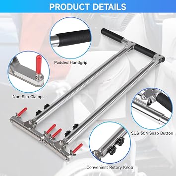 Portable Car Hand Controls Device for Disabled Drivers,Handicap Driving Hand Controlled,Length Adjustable and Left or Right Hand Both Available, for Injured, Handicap, Cars Driving aids