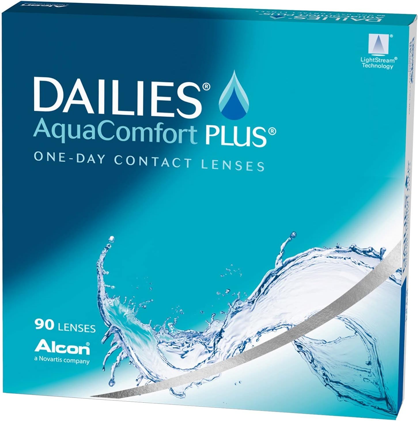 ALCON Dailies AquaComfort PLUS (30 Lenses/Pack) - One Day Contact Lenses - Various Powers - Daily Contact Lenses - (-1.25, 8.7, 14, 90)
