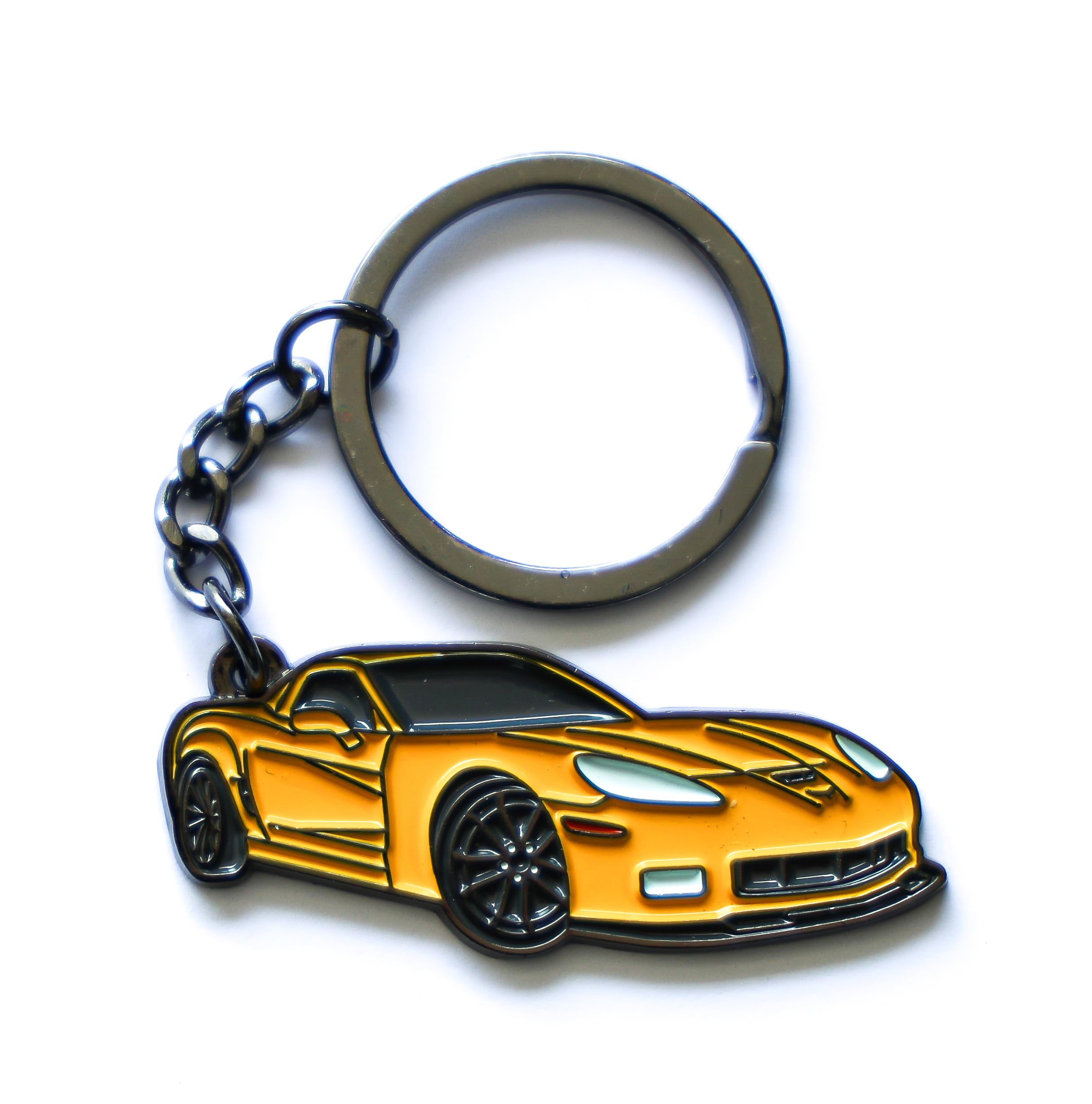 C6 Corvette Keychain - Vette Gifts for Men