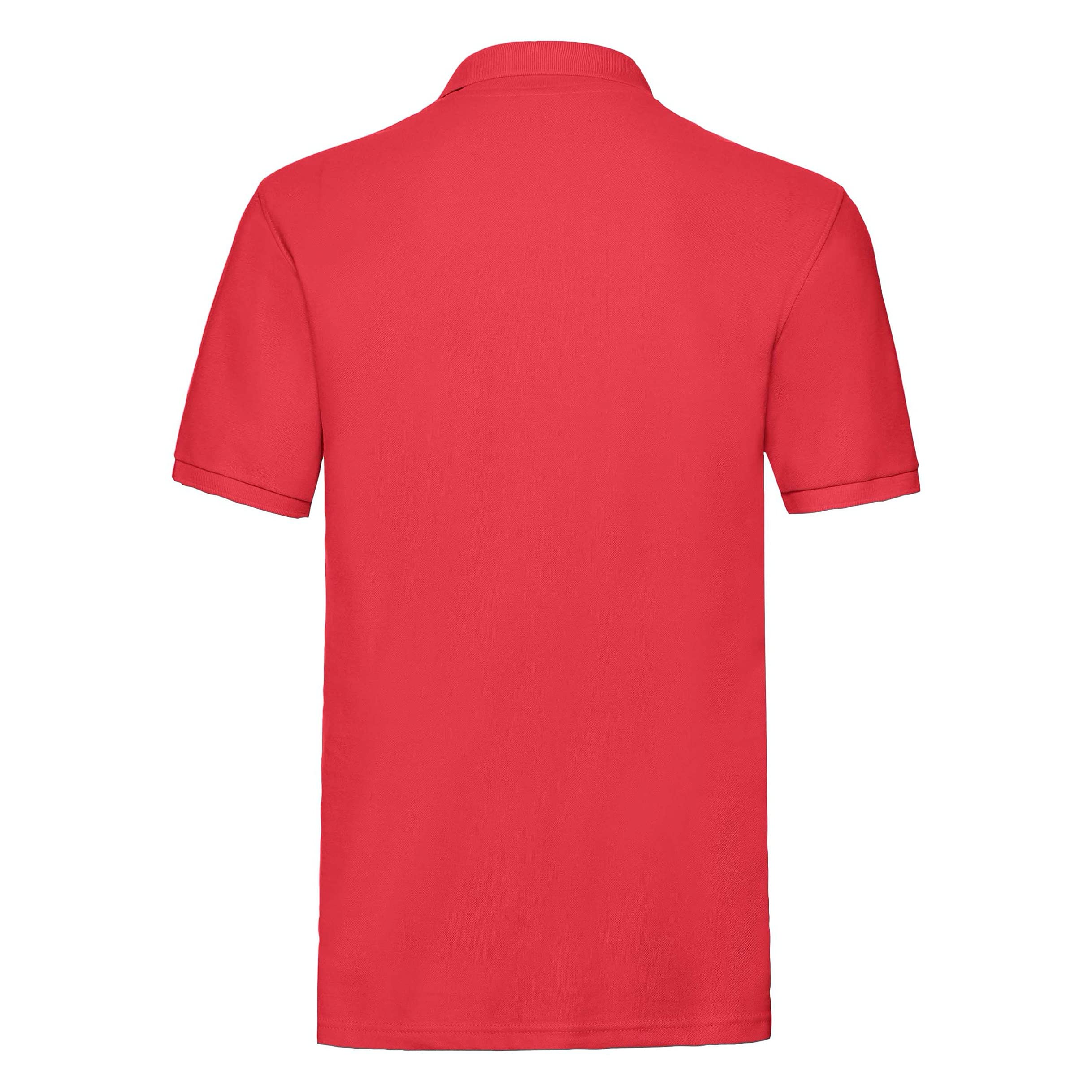 Fruit Of The Loom Red Premium Short Sleeve Polo Shirt - XXXL