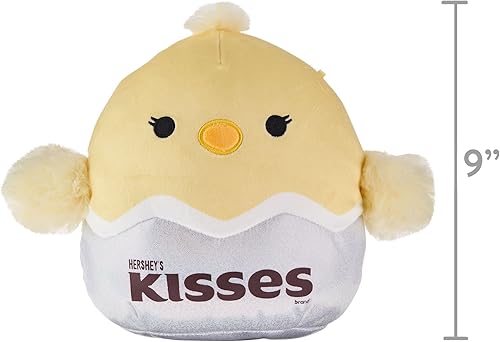 Miniatura 2 de Squishmallow Kellytoy 2023 Hershey Squad - Muñeca de peluche (8 pulgadas, Aimee The Chick Kisses)