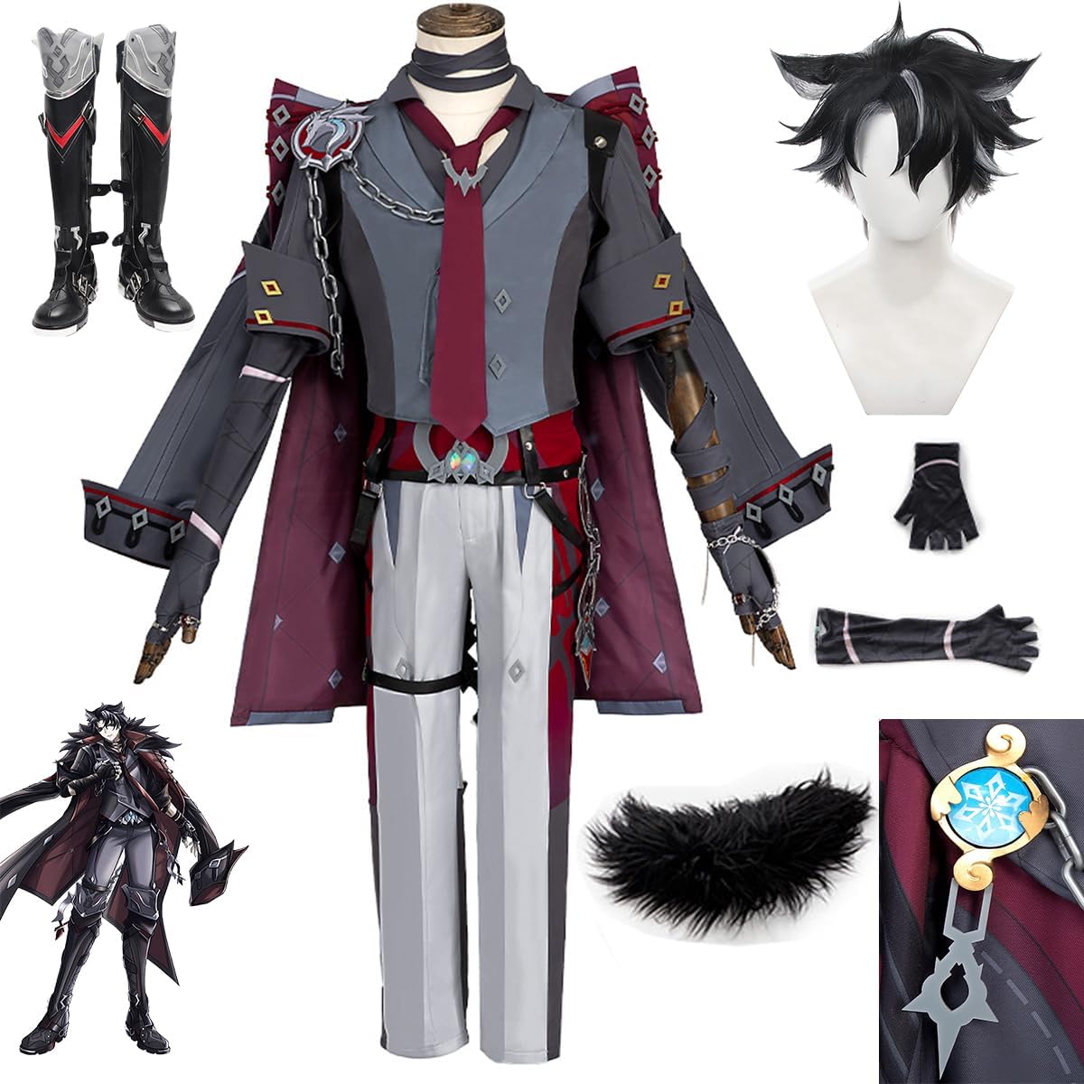 原神/レオセスリ 衣装 M 三分妄想1/3Delusion】原神 Genshin