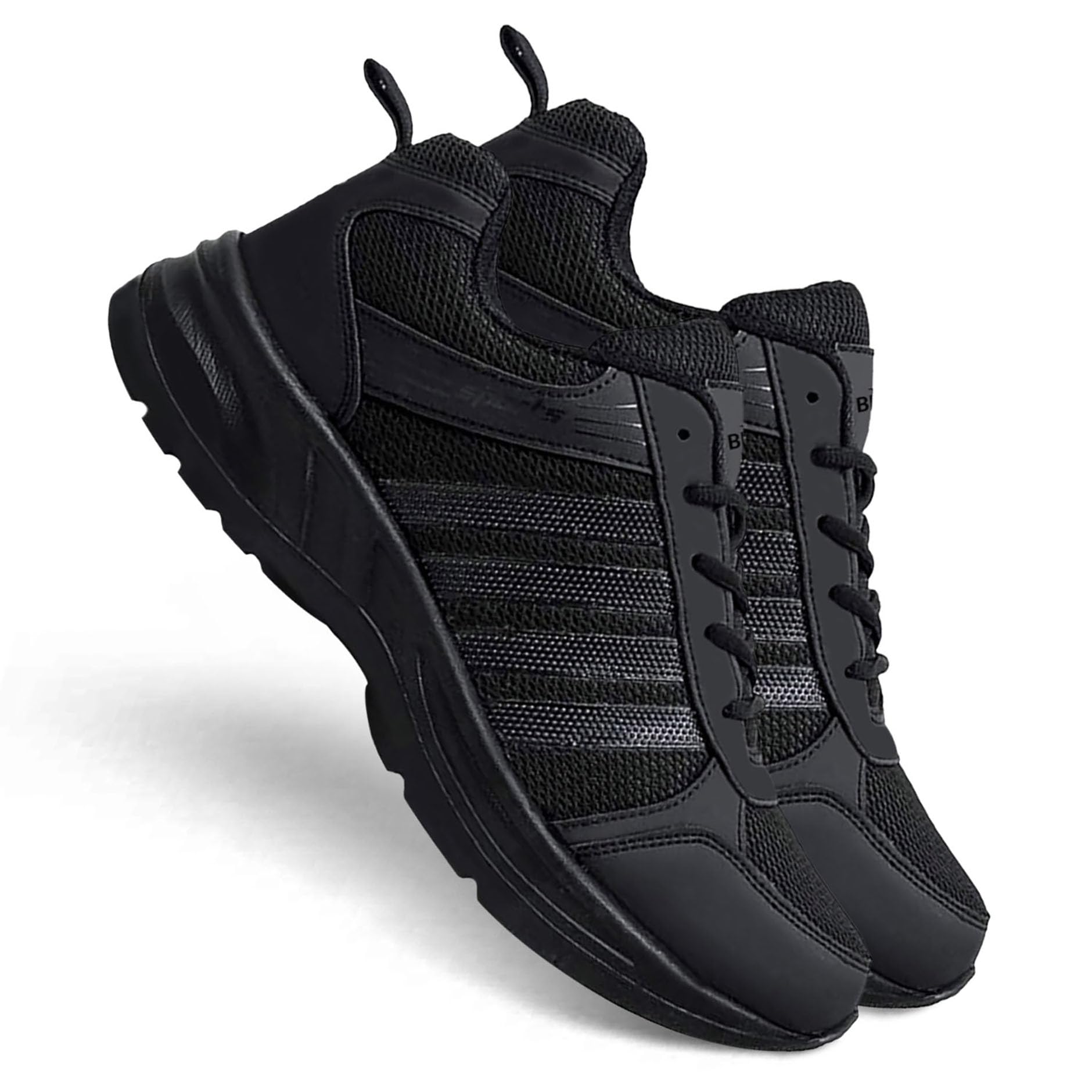 Running Shoes Lightweight Sport Shoes for Men- Black-image-18