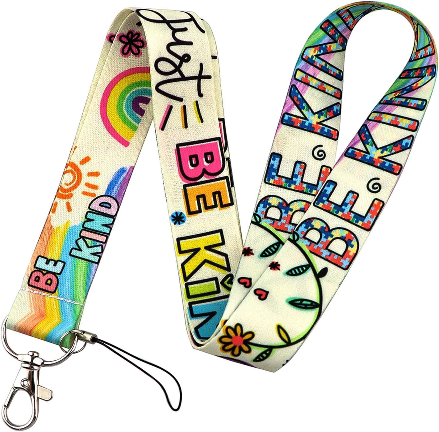 Cute Neck Lanyards for ID badges, Cool Lanyard for Keys, ID Holder, Wallet, Keychain Lanyard for Teacher, Women, Men