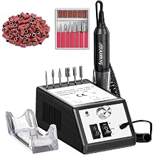 JIASHENG Professional Nail Drill, 20000rpm Electric Nail Drill Machine, Electronic Nail File Drills for Acrylic Nails Gel Nails Manicure Pedicure Tools for Salon Use