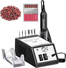 JIASHENG Professional Nail Drill, 20000rpm Electric Nail Drill Machine, Electronic Nail File Drills for Acrylic Nails Gel Nails Manicure Pedicure Tools for Salon Use