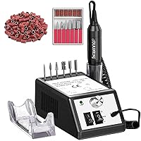 Vista 18 de Jiasheng Taladro eléctrico de uñas, máquina profesional de 30000 rpm, taladro de uñas para uñas acrílicas, kit profesional de manicura y pedicura