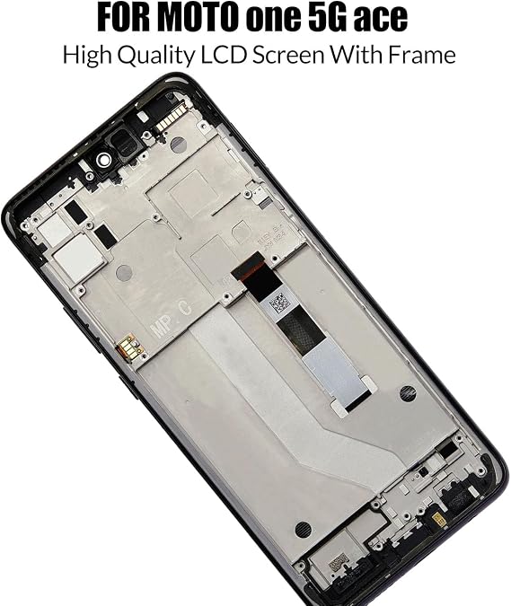 Replacement for Motorola Moto One 5G Ace LCD Screen with Frame for Moto ONE 5G UW Ace XT2113-2 LCD Display Touch Screen Digitizer Assembly with Repair kit (Not for ONE 5G,ONE 5G UW)