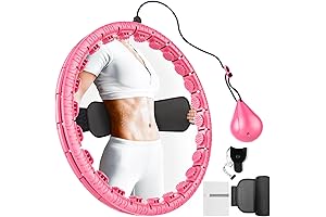 Infinity Weighted Hula Hoop for Plus Size Women: The Ultimate Weight Loss Exercise Tool