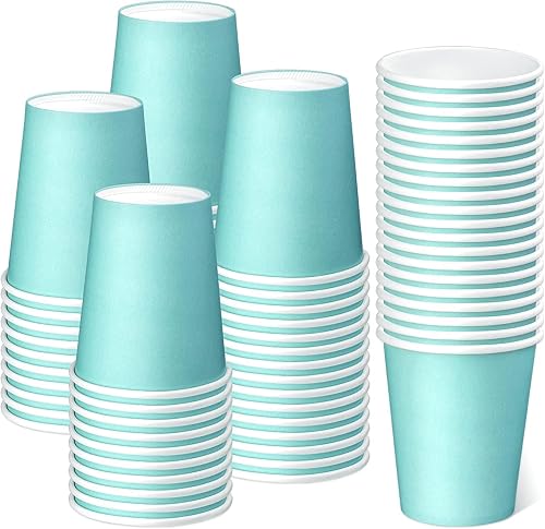 Paquete de 75 unidades de tazas de papel desechables de 8 onzas, taza de café caliente, taza de café de papel para uso en oficina y cocina, tazas de
