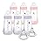 MAM 9oz Easy Start Anti-Colic Baby Bottles, Medium Flow with 2X Bonus Nipples (Fast and Extra Fast Flow), Reduces Colic, Gas, & Reflux, Easy-to-Clean, BPA-Free, 2 Plus Months