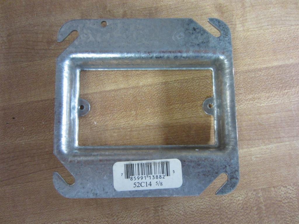 Steel City 52C14-5/8 Steel Outlet Box Cover 52C1458 (Pack of 20)
