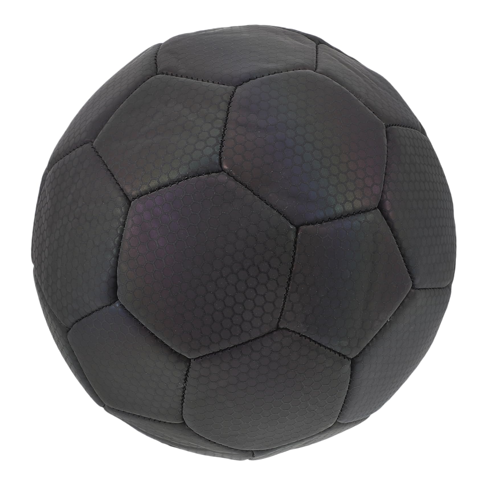 Toyvian Pallone da Calcio Riflettente, Palla da Calcio Luminosa | Allenamento e Partite, Design Distintivo in Gomma Fodera in Butile, Festa Scuola Decor
