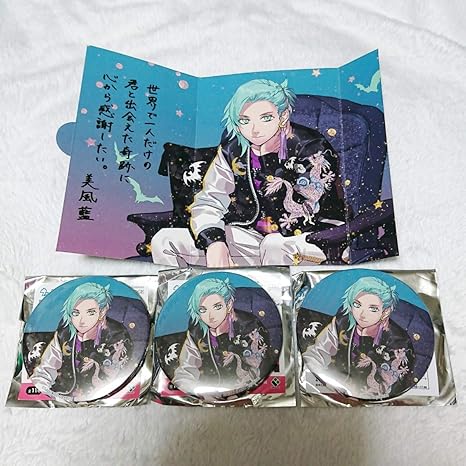 Amazon うたプリ 雪月花 藍 セット 缶バッジ 特典カード うたのプリンスさま 美風藍 会場限定 アニメ 萌えグッズ 通販