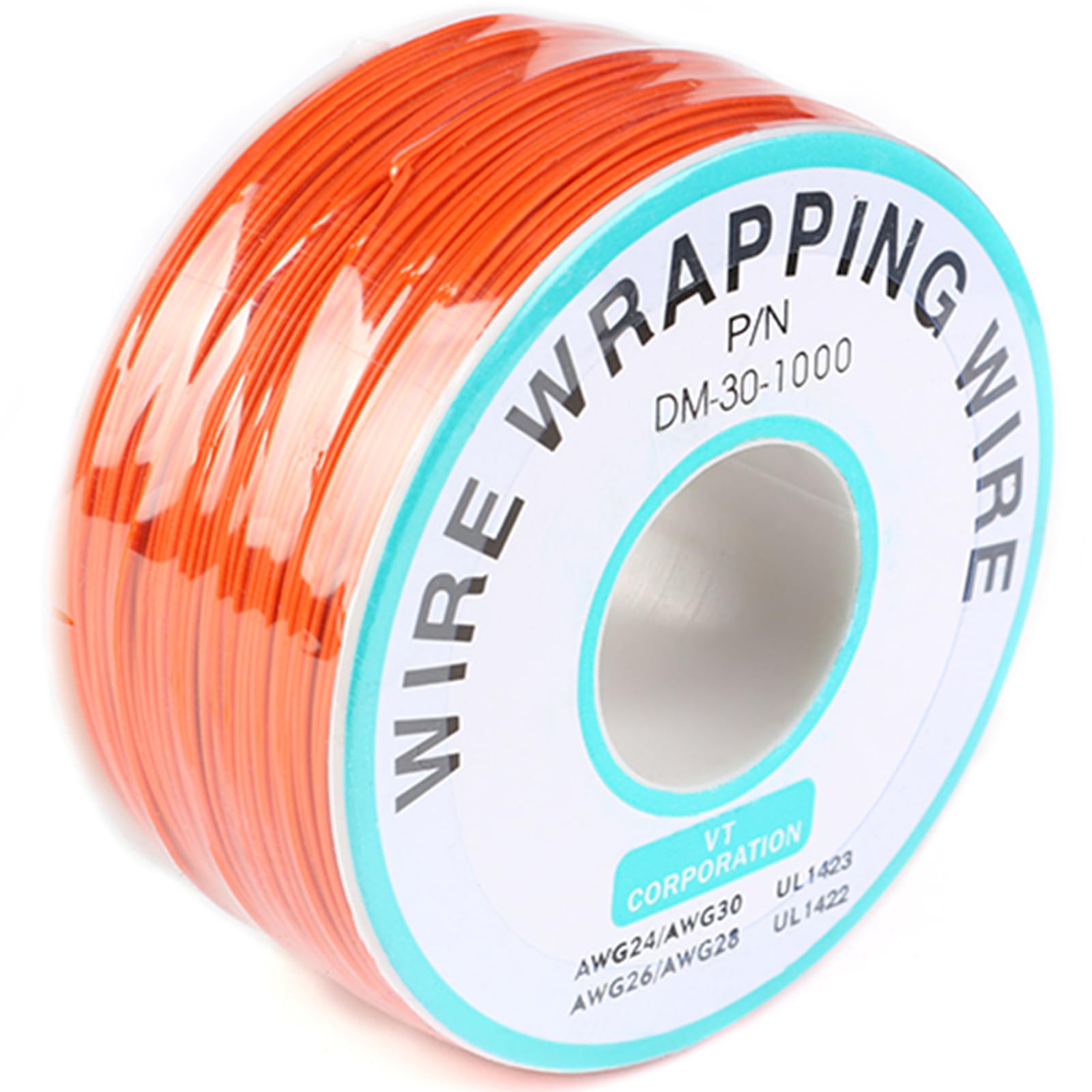 JESSINIE Orange 30AWG Single Core Wire Circuit Board OK Wire 250M Tinned Copper Solid Cable P/N PCB