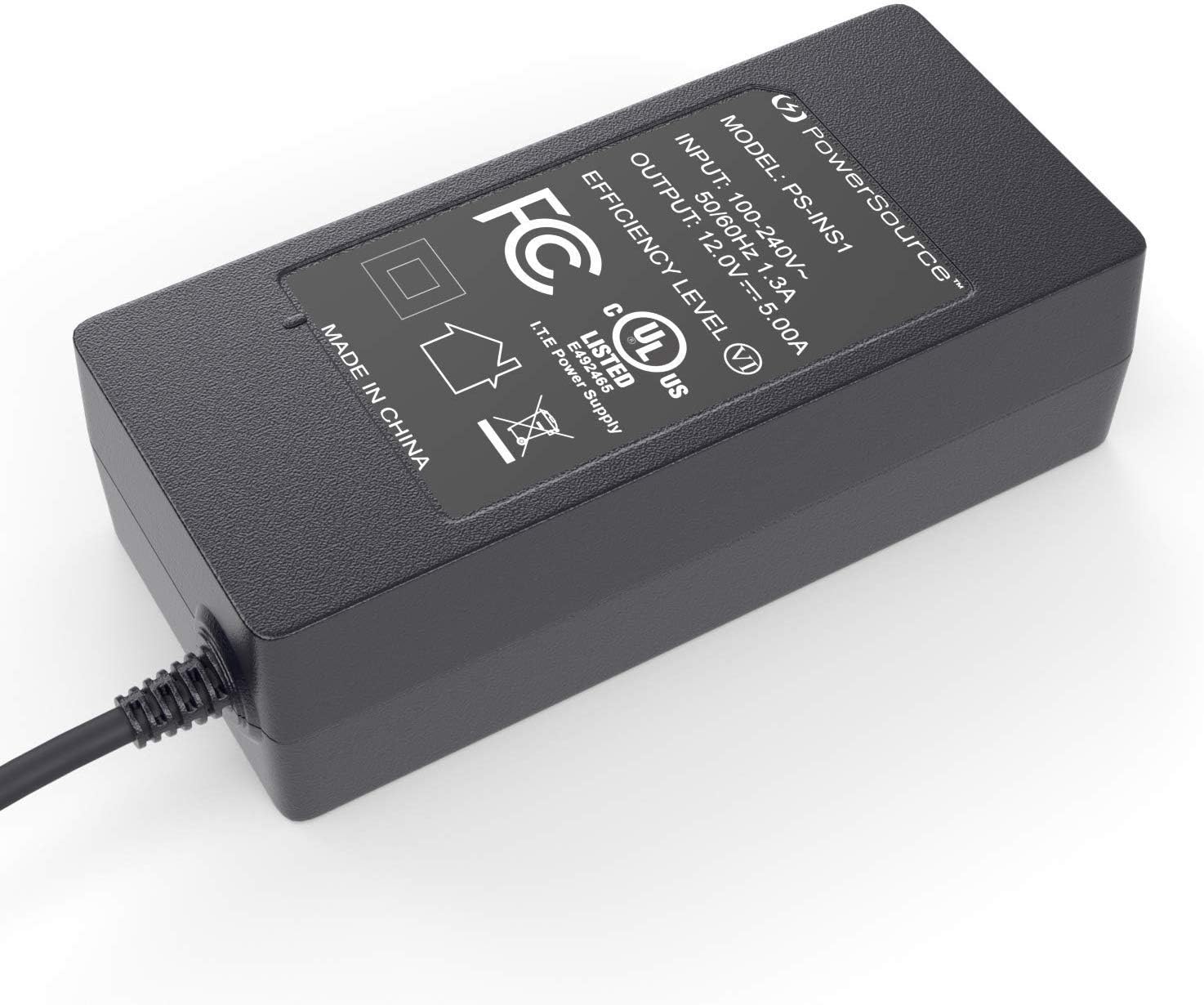 PowerSource 12V UL Listed 14Ft Extra Long AC Adapter for Insignia 19" 20" 24" 28" 32" TV NS-32D311NA15, NS-32D312NA15, NS-32D220NA16, NS-24ED200NA14, NS-19E310A13, AY060A-ZF122, LED HDTV HD