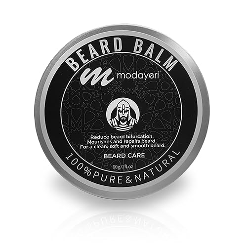 Bálsamo para barba para suavizar: mantiene la barba y el bigote completos, acondicionando y peinando, barba más saludable, para todo tipo de barba,