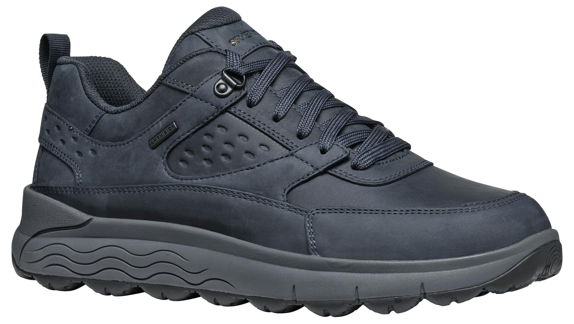 Geox Men's U Spherica 4x4 B ABX Sneaker, Navy, 8 UK