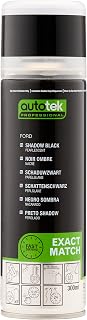 Autotek Professional Exact Match Car Spray Paint, Ford Shadow Black Pearl Aerosol Spray, 300 ml