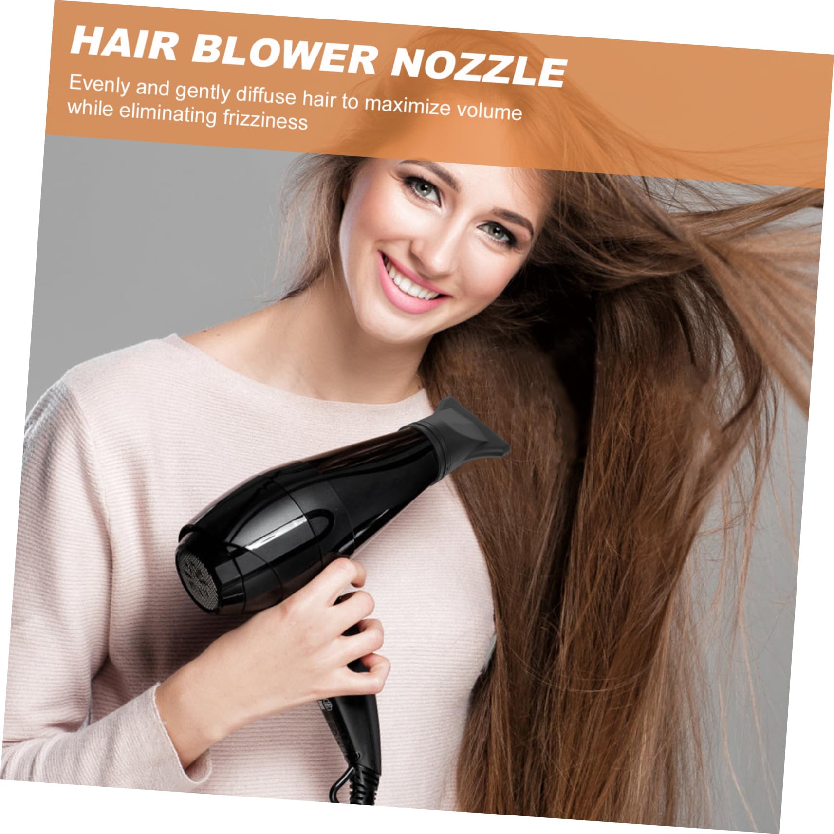 TOVINANNA 12pcs Blower Hair Dryer Nozzle Replacement Diffuser Nozzle for Hair Dryer Styling Tool