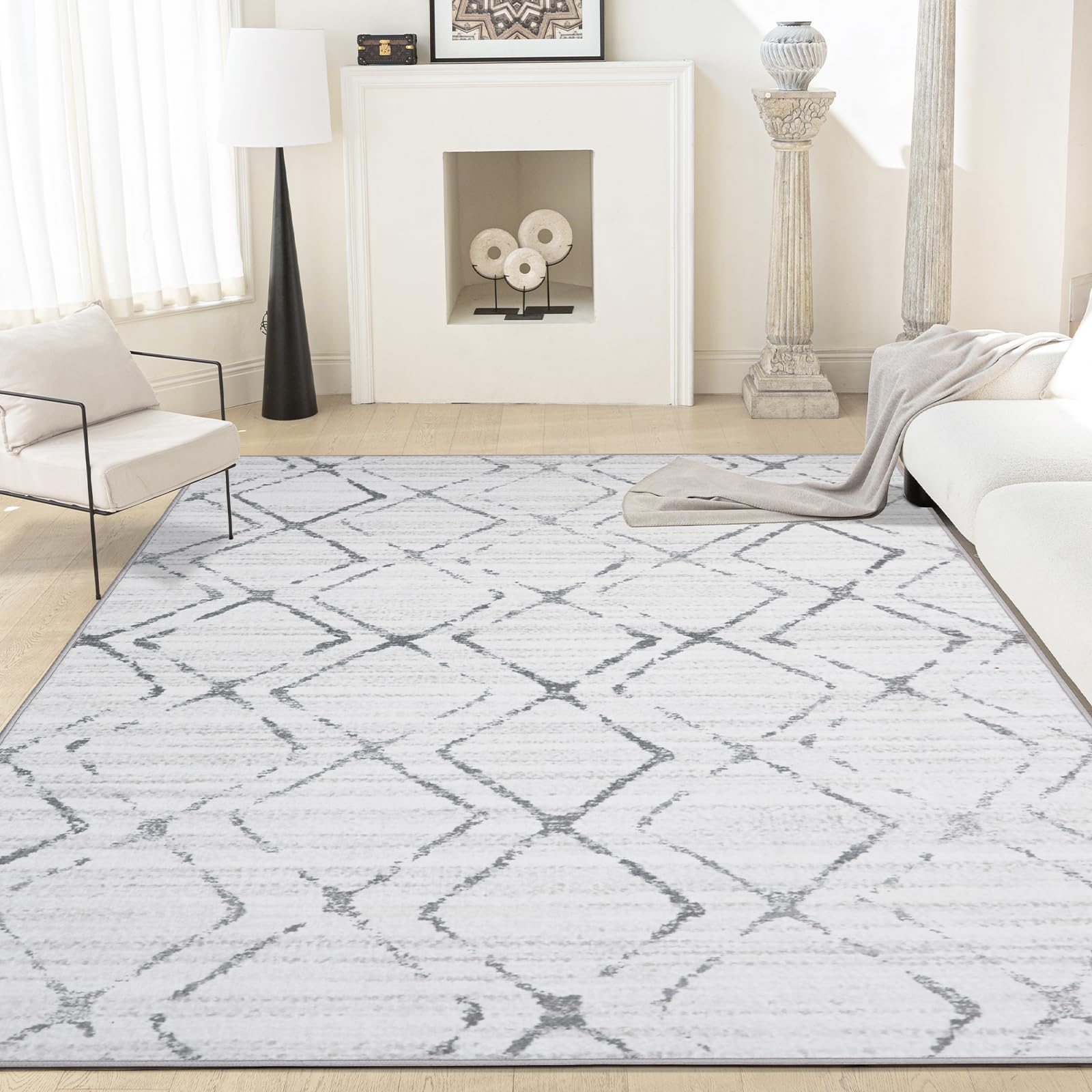 Calore Tapis De Sol Pour Salon/chabre/salle à Anger, Tapis De Sol Oderne Doux à Poils Oyens