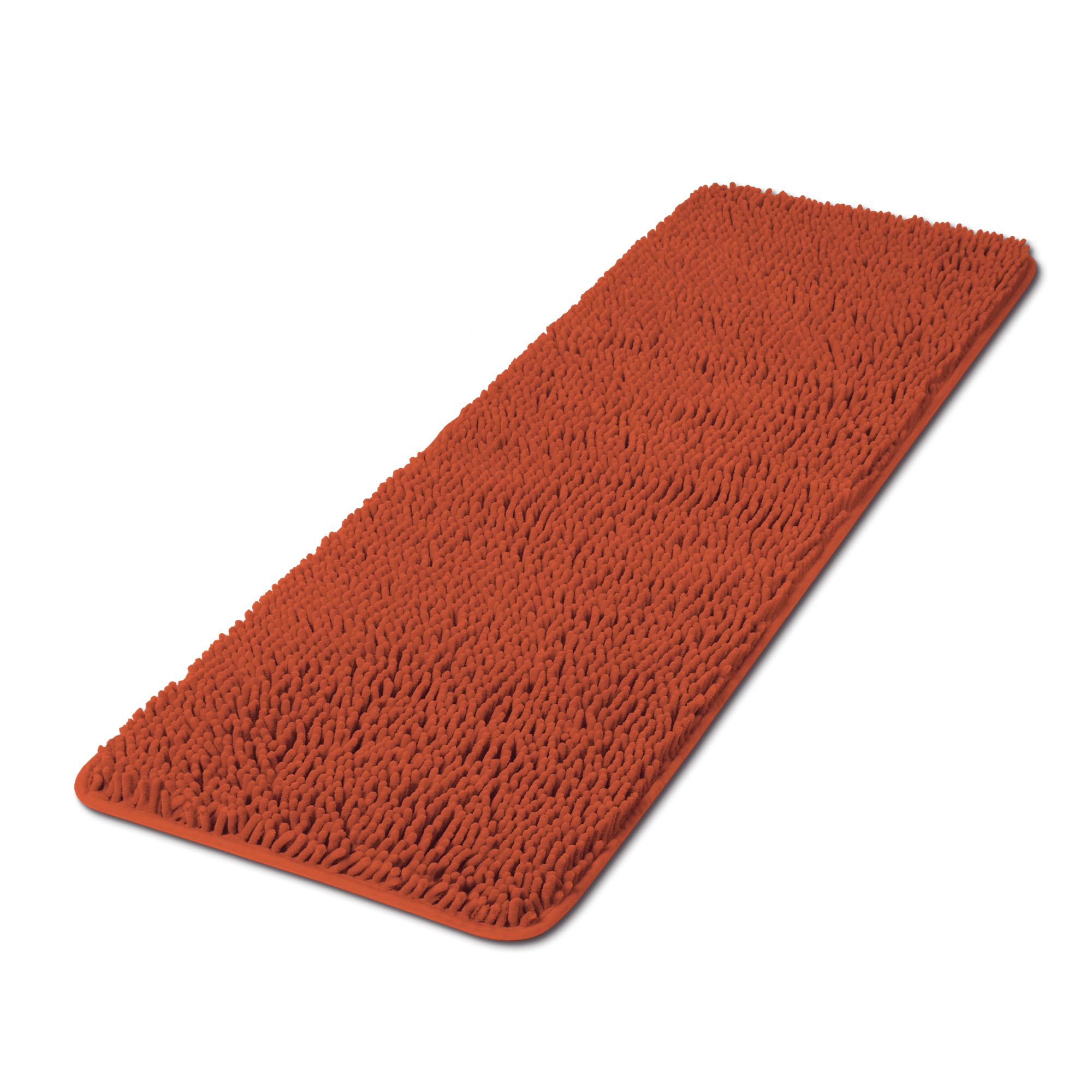 Yeaban Chenille Rust Bathroom Runner Rug 17"x47" — image 1