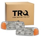 2 Piece Headlight Assembly Set Halogen Chrome Bezel Driver & Passenger Side Compatible with GMC Sierra 1500 1999-2006 Sierra 2500 1999-2004 Sierra 3500 2001-2006 Yukon Yukon XL 1500 2500 2000-2006