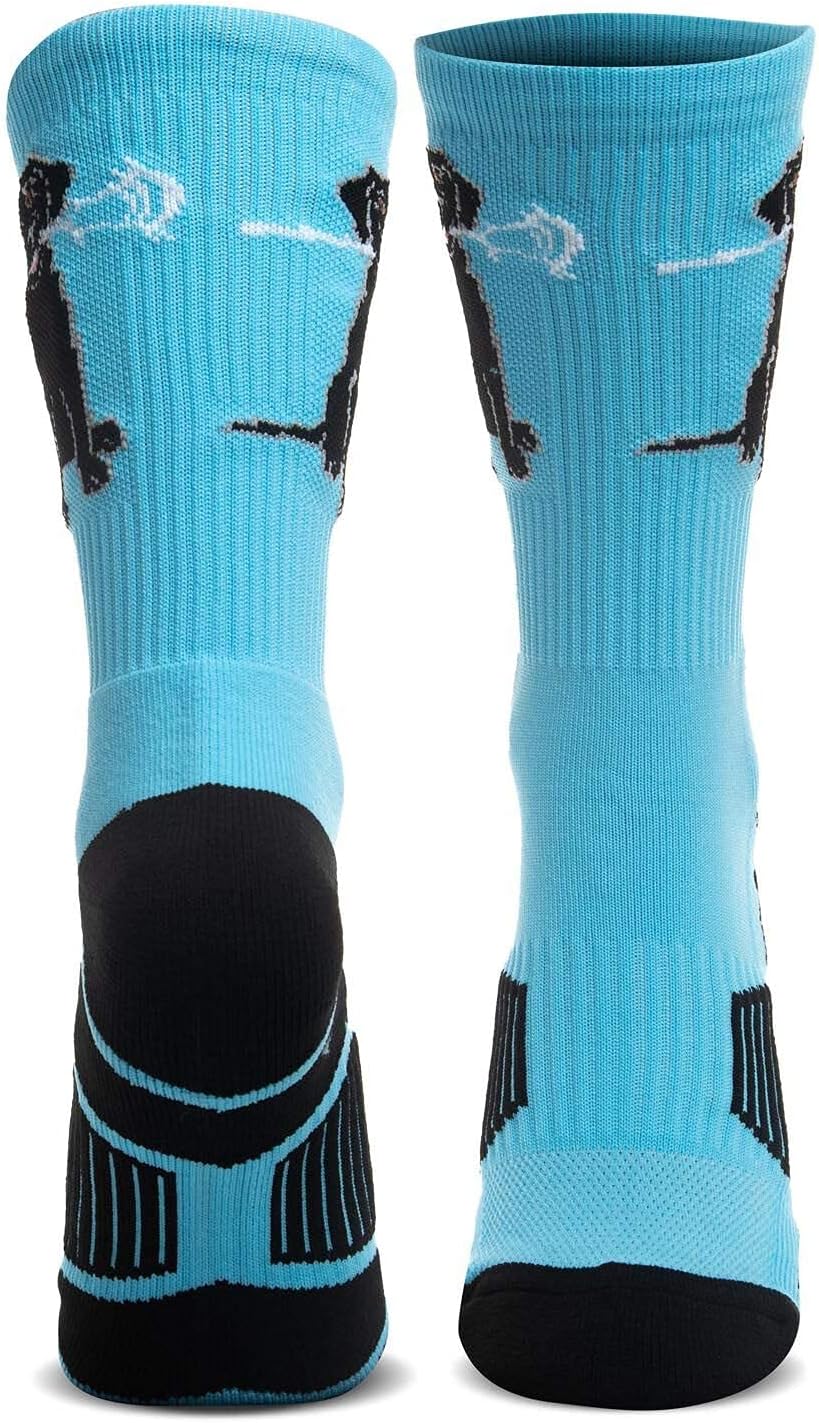 ChalkTalkSPORTS Lacrosse Athletic Mid-Calf Socks | Lax Designs | Youth & Adult Sizes - Image 4