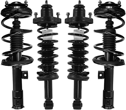 Miniatura 29 de Detroit Axle - 4 puntales para Scion tC 2005-2010 puntales traseros delanteros completos con muelle helicoidal 2006 2007 2008 2009 montaje de