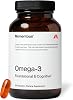 Momentous Omega-3 Aceite de Pescado, Suplemento EPA y DHA, Sin Regusto, 1,600mg | Apoya la Salud del Corazón, Articulaciones y Cerebro, Probado para Mercurio, Certificado NSF para Deporte, No-GMO y Sin Gluten (30 Porciones) Aceite 1