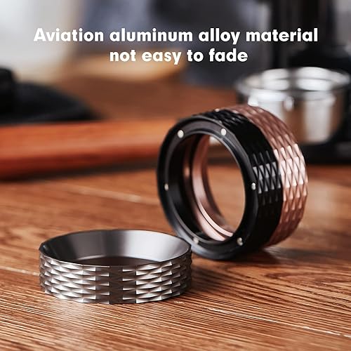 Miniatura 7 de Bincoo Embudo dosificador espresso de 51532283in anillo dosificador de café de aluminio con repuesto magnético para máquina de expreso compatible