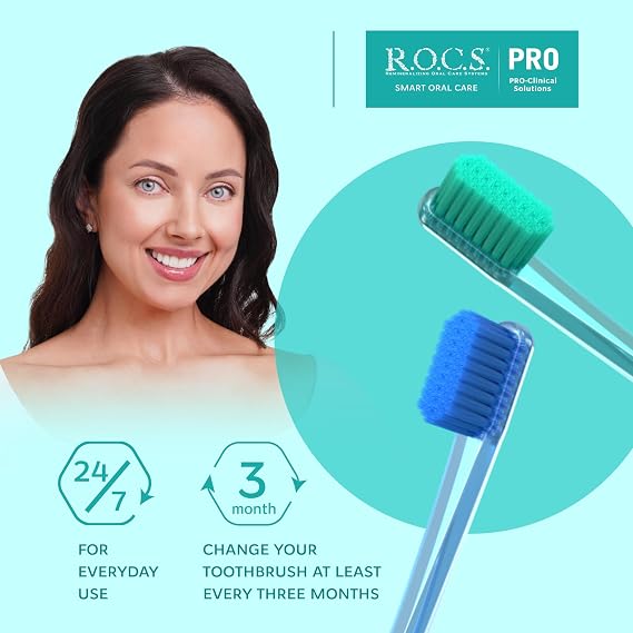 روكس فرشاة أسنان فائقة النعومة مع فرشاة شعر Pro 5940